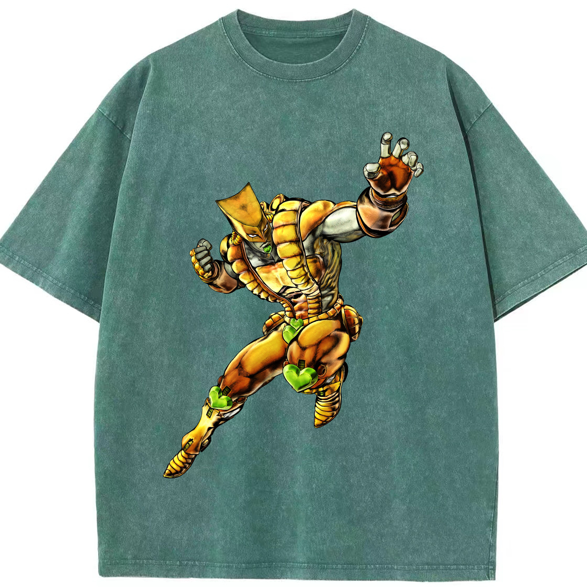 （画像用） ジョジョの奇妙な冒険 ディオ?ブランドー JoJo's Bizarre Adventure Dio Brando 綿100% ヴィンテージ風 半袖Tシャツ（フロントプリント）
